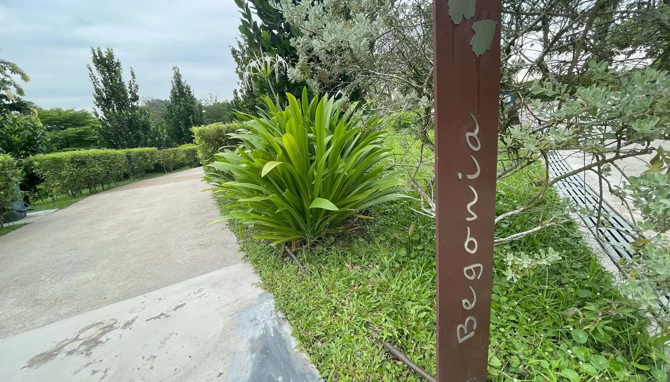 清心园Begonia小径入口指示牌